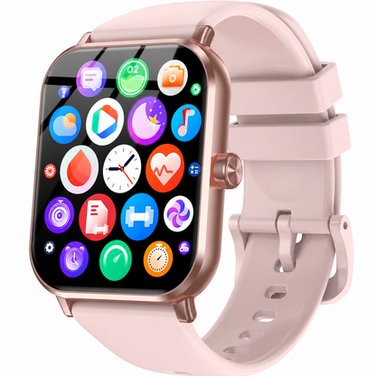 FPZMIU 1.85"Smart Watch, Fitness Tracker with Heart Rate Monitor & Step Counter