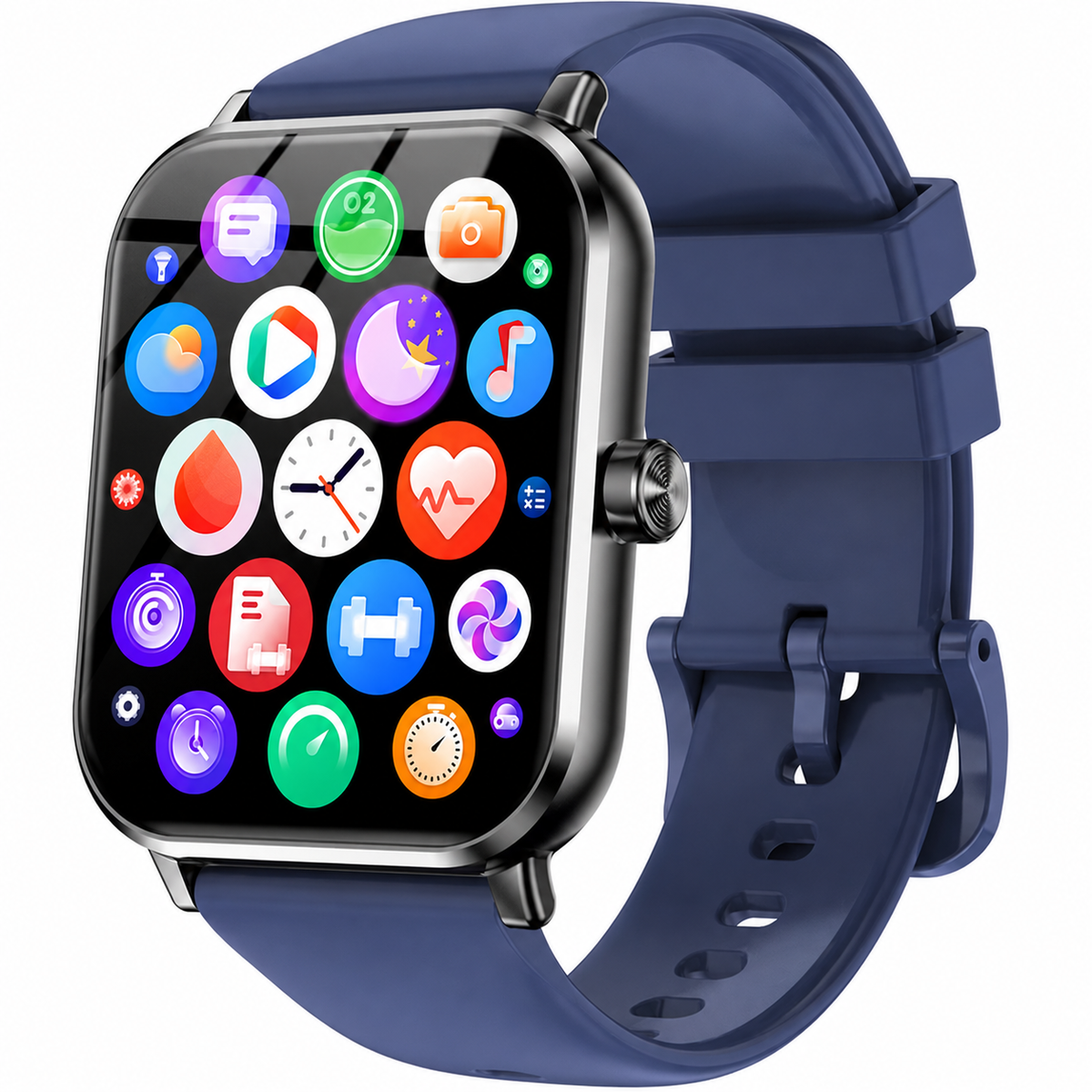 FPZMIU 1.85"Smart Watch, Fitness Tracker with Heart Rate Monitor & Step Counter