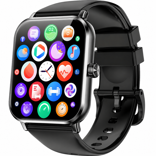 FPZMIU 1.85"Smart Watch, Fitness Tracker with Heart Rate Monitor & Step Counter