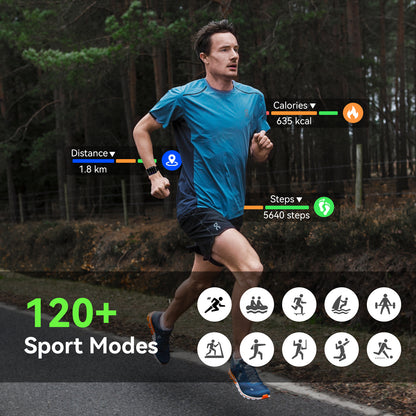 FPZMIU Smart Watch for Men Women ,1.85" HD Touch Screen Smart Watches,130+ Sport Modes Fitness with Android and IPhone